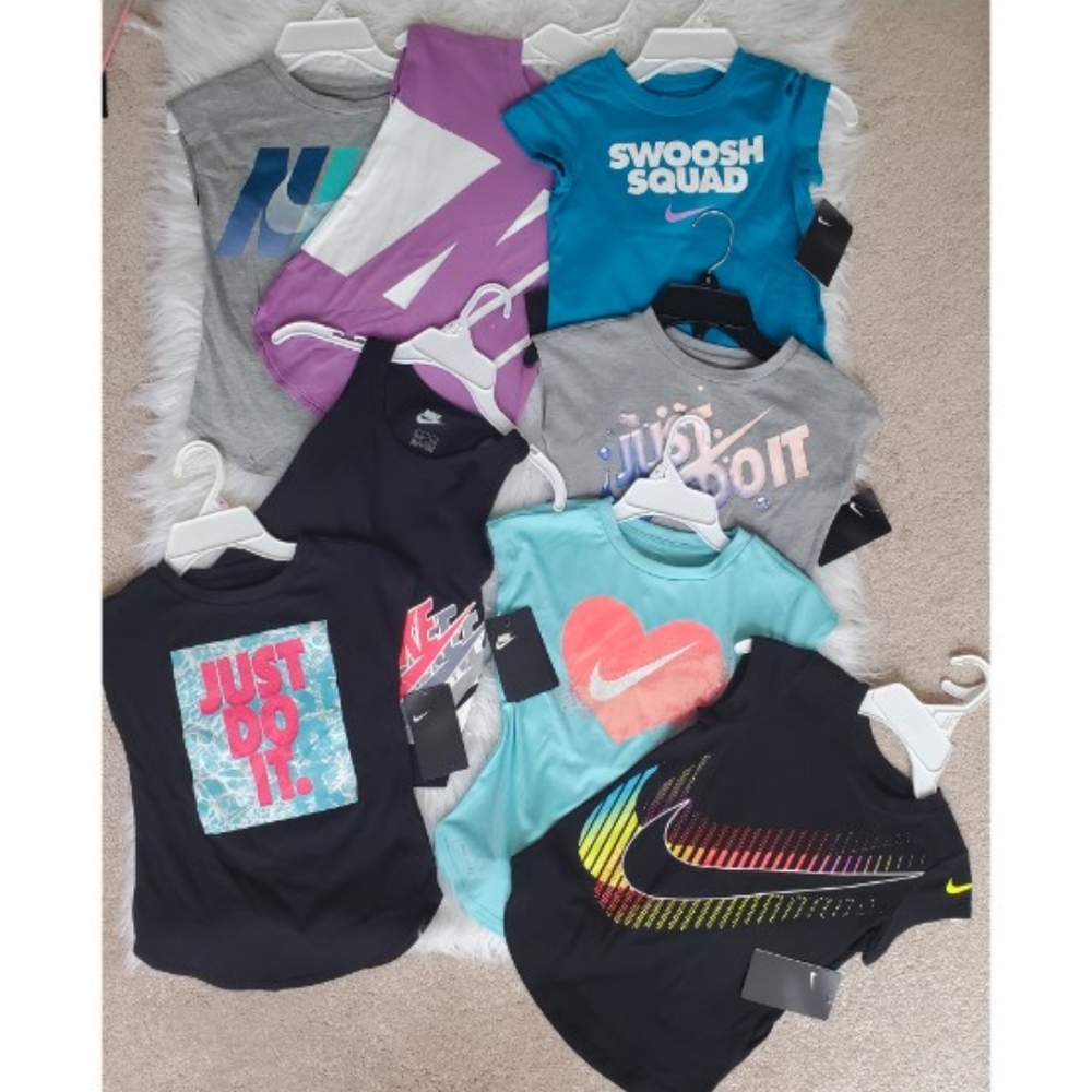 NWT 6 & 6X Girl Nike top bundle